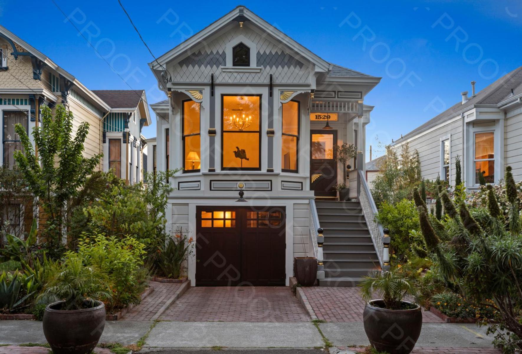 Garden Level Flat In 1885 Queen Anne Victorian Cottage In Аламеда Екстер'єр фото